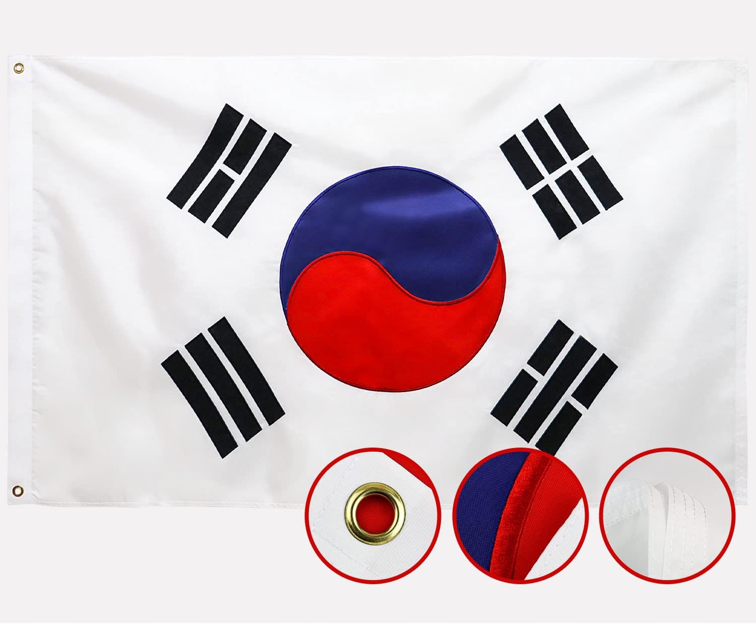 洪江韩国国旗 3x5ft